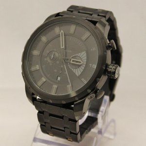 New Diesel DZ4349 Stronghold 5 Bar Multifunction, Date Black Band Men Watch